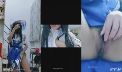 [Diamond-level ❤️Recommendation]♒Show Face COSER♒Extreme Contrast Bitch Xiaoyuer COS Xishi Yanwu Playing Hole Private Shooting Leaked Halloween Little Succubus Set Picture HD 1080P Version